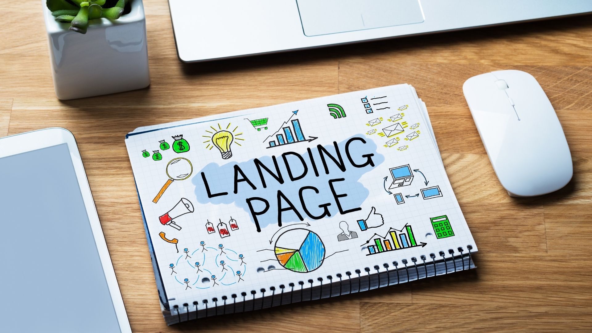 Landing page sketch