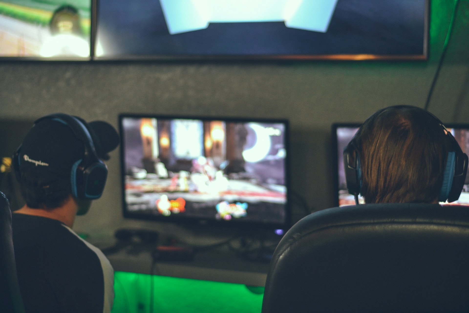 Two players on a game
